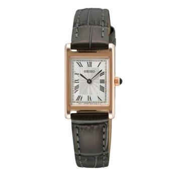 rellotge seiko amb corretja de pell marró