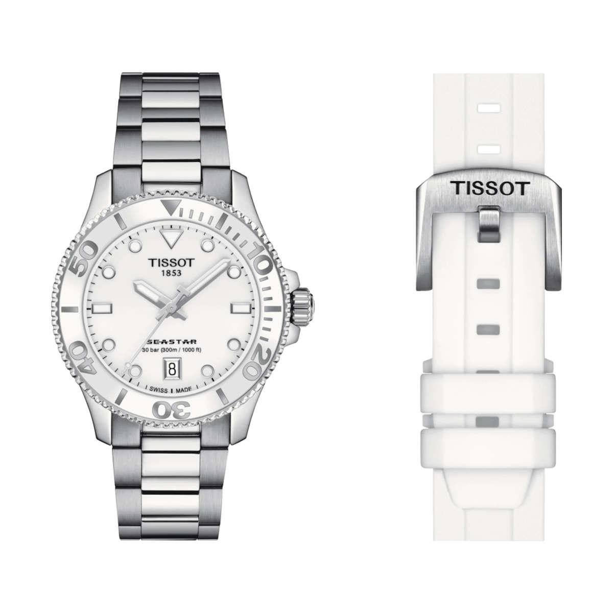 TISSOT WATCH FOR WOMEN SEASTAR 1000 T1202101101100