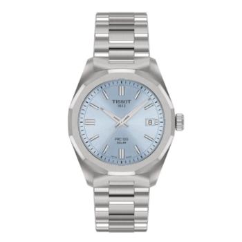 RELOJ TISSOT PRC 100 SOLAR 34mm ESFERA AZUL T1518221135100
