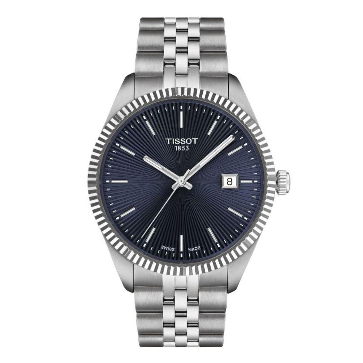 RELOJ TISSOT BALLADE 40mm ESFERA AZUL T1564101104100