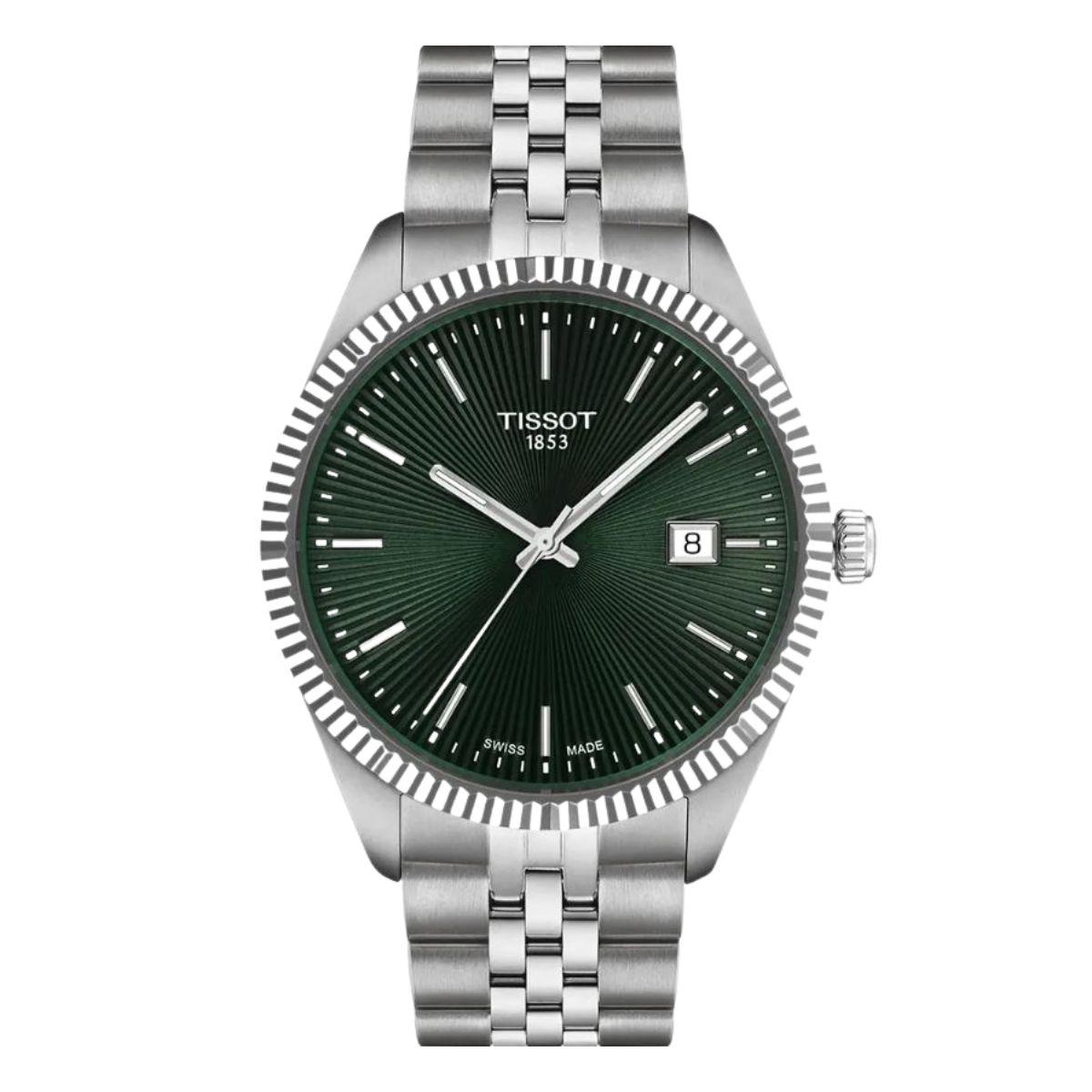 RELOJ TISSOT BALLADE 40mm ESFERA VERDE T1564101109100