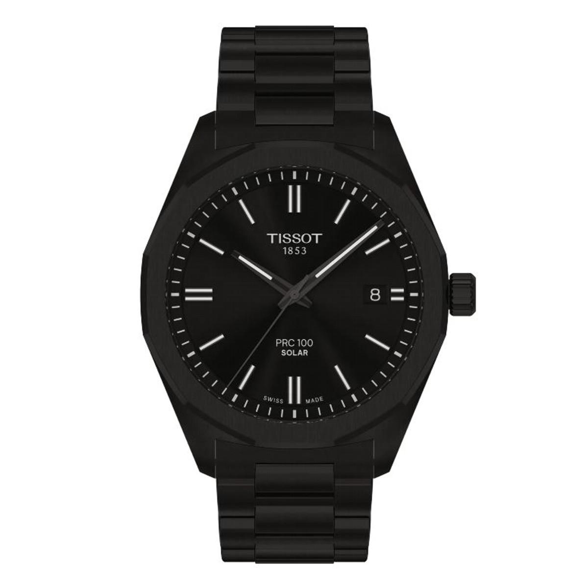 men watch tissot T1514223305100 - PRC 100 SOLAR QUARTZ 