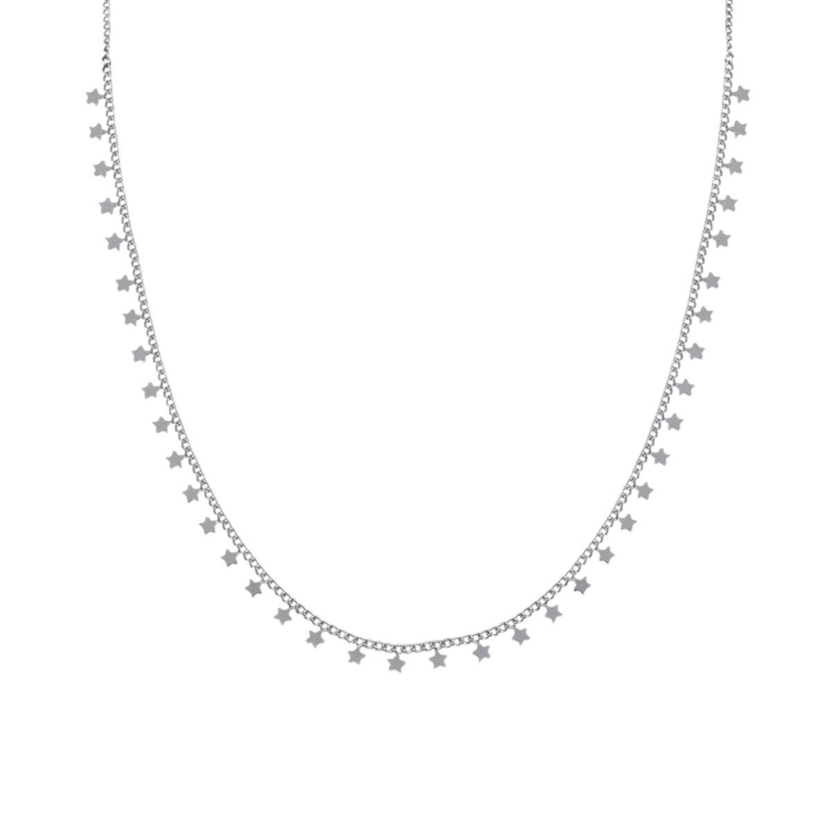 COLLAR VIDAL Y VIDAL BAÑADO EN PLATA DE ESTRELLAS X2581638B