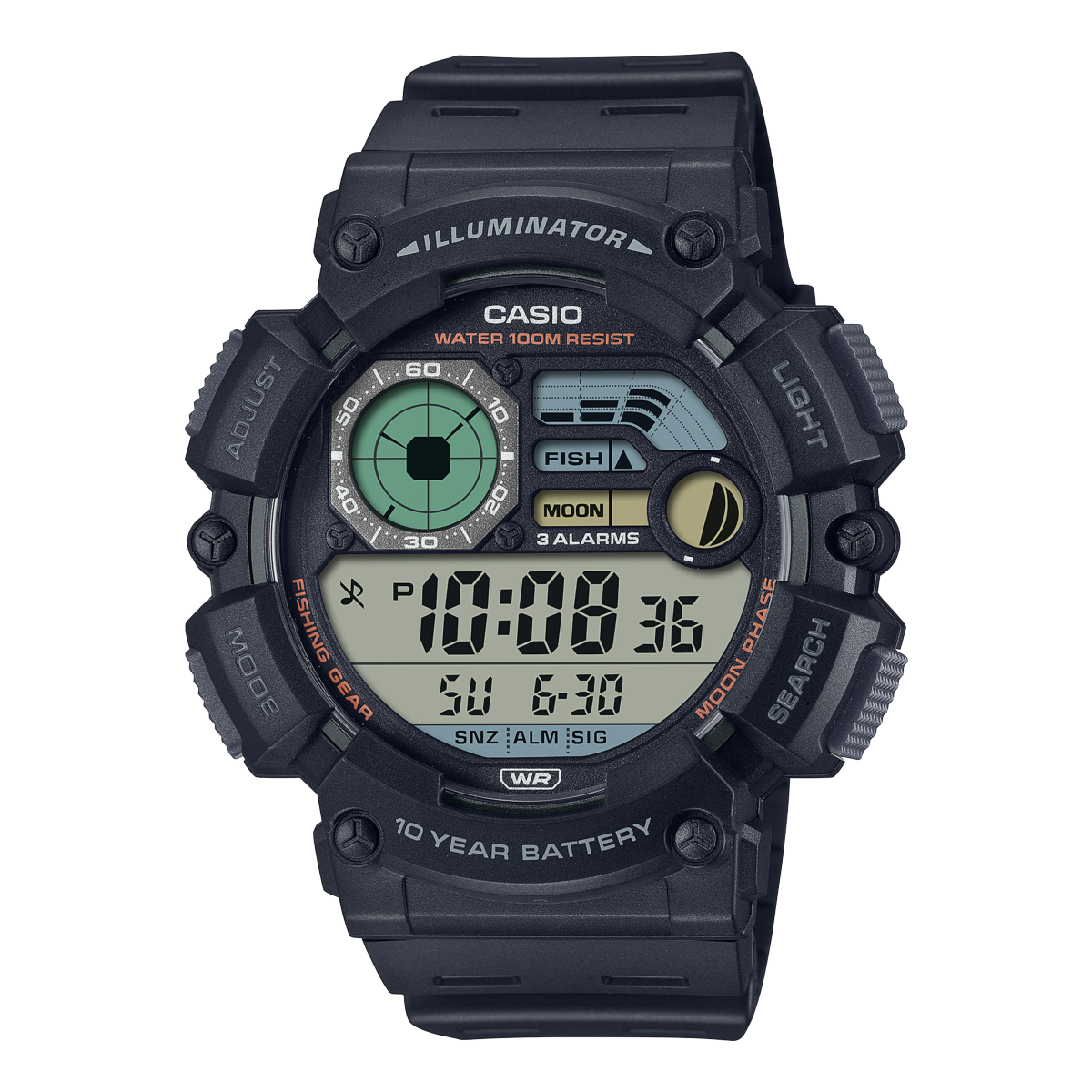 casio digital watch WS-1500H-1AVEF