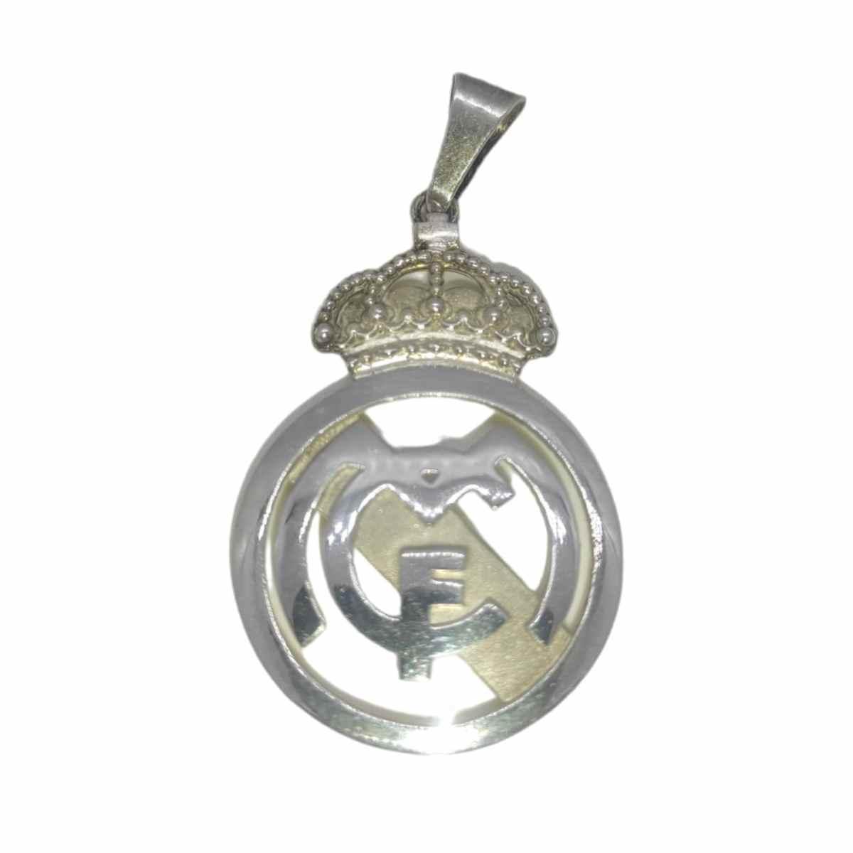 COLGANTE PLATA ESCUDO REAL MADRID