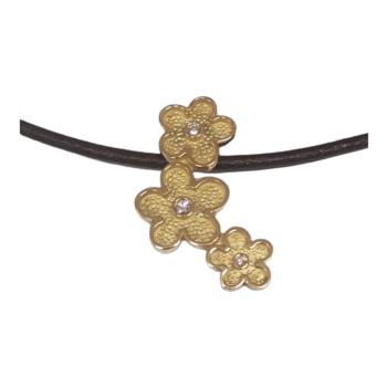 COLGANTE ORO ORO Y 3 DIAMANTES MIQUEL SARDÀ MUJER 