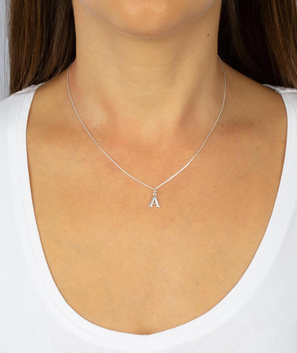 SILVER LETTER A PENDANT VIDAL & VIDAL X1527738A