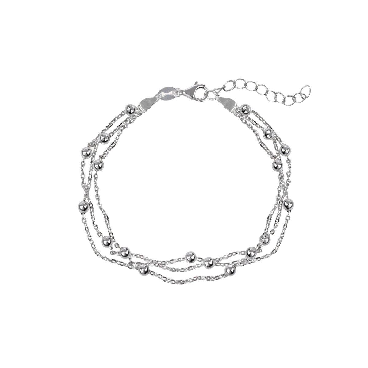 pulsera vidal y vidal de plata con bolitas X1565416A