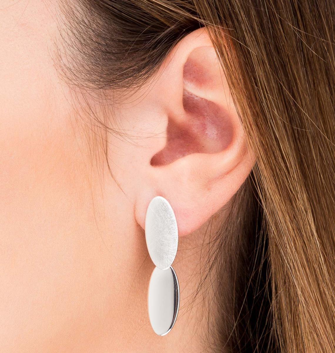 VIDAL & VIDAL DOUBLE OVAL EARRINGS X25843A
