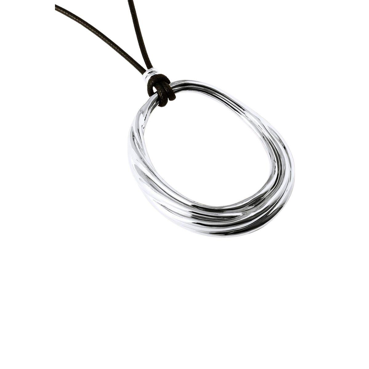 COLGANTE VIDAL Y VIDAL BAÑADO EN PLATA CON CADENA DE NYLON X2793960