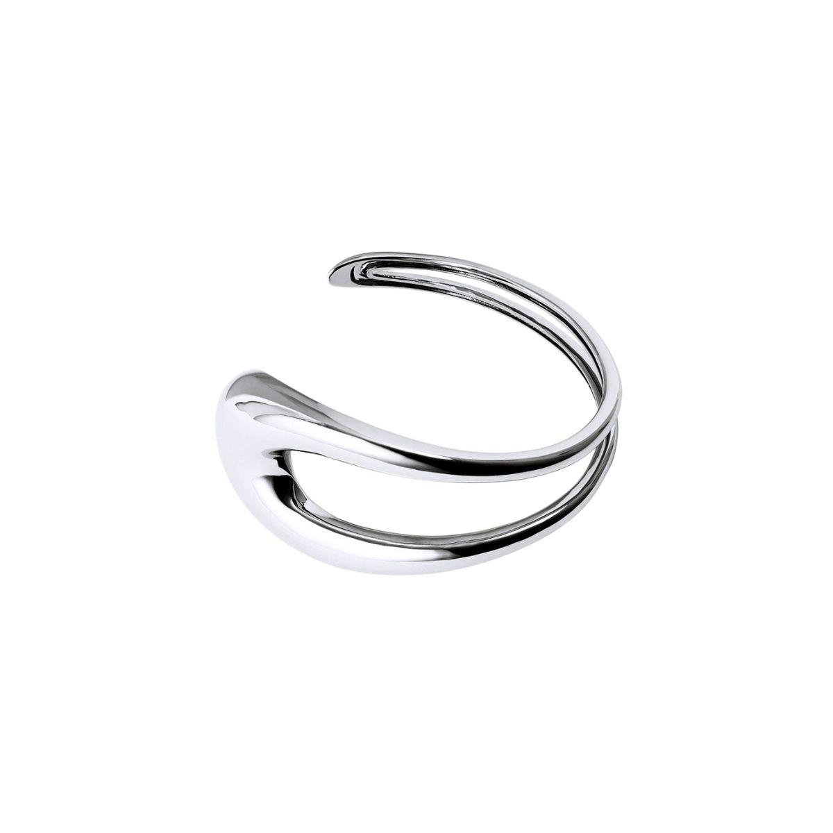 PULSERA RIGIDA VIDAL Y VIDAL BAÑADA EN PLATA X27982