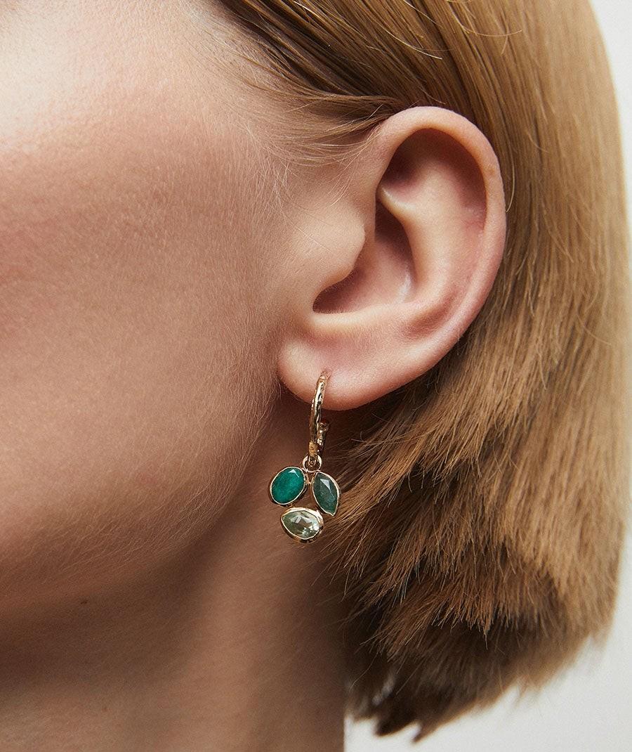 ARRACADES VIDAL I VIDAL BANYATS EN OR, ESMERALDA BERIL, AMATISTA I AVENTURINA VERDA X47968