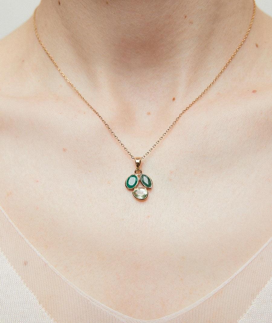 PENJOLL VIDAL I VIDAL BANYAT EN OR AMB ESMERALDA BERILI, AMATISTA I AVENTURINA VERDA X4797040