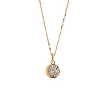 Vidal y Vidal pendant in gold-plated silver with white zircons X7767438