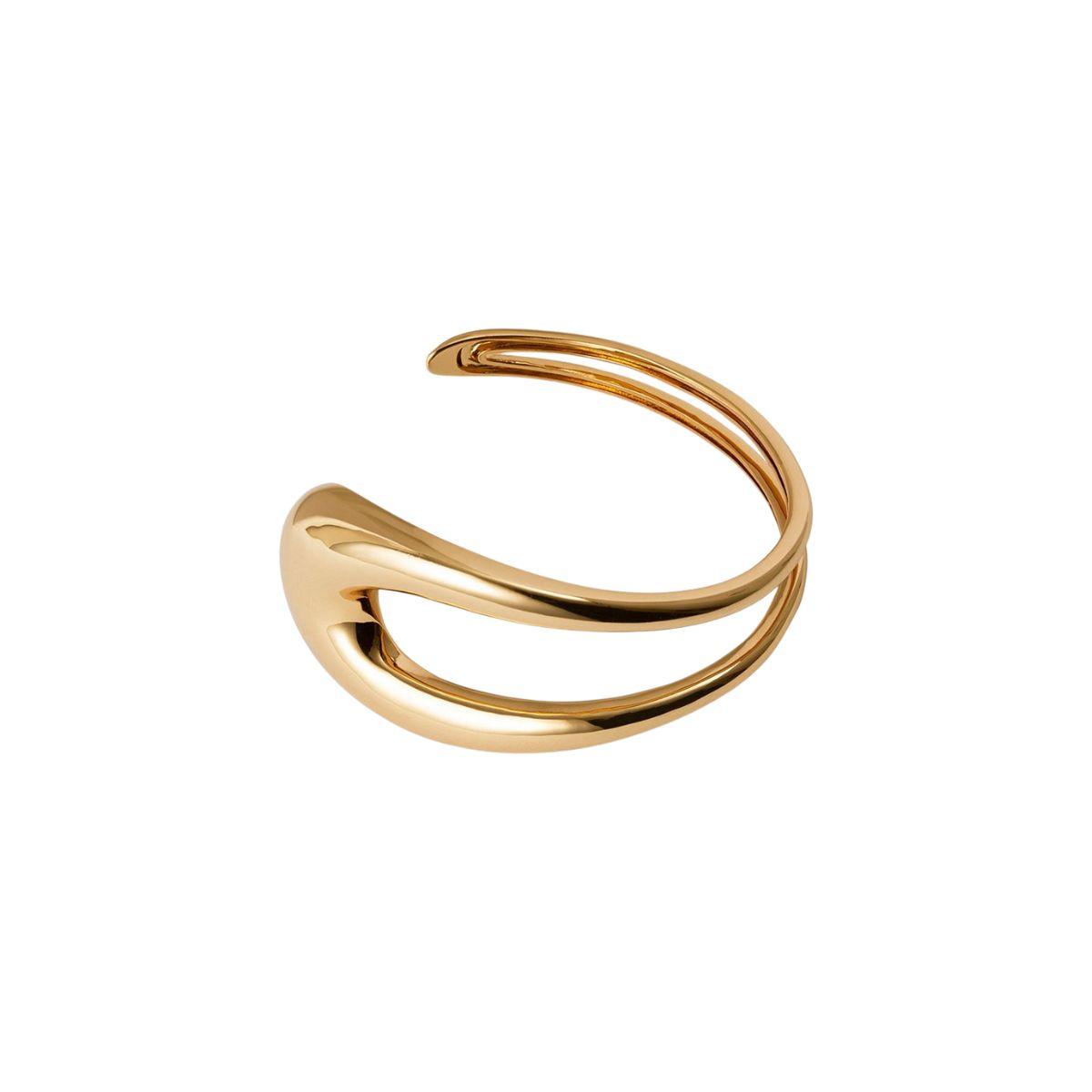 PULSERA RIGIDA VIDAL Y VIDAL BAÑADA EN ORO X97988