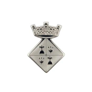 high quality silver pin.