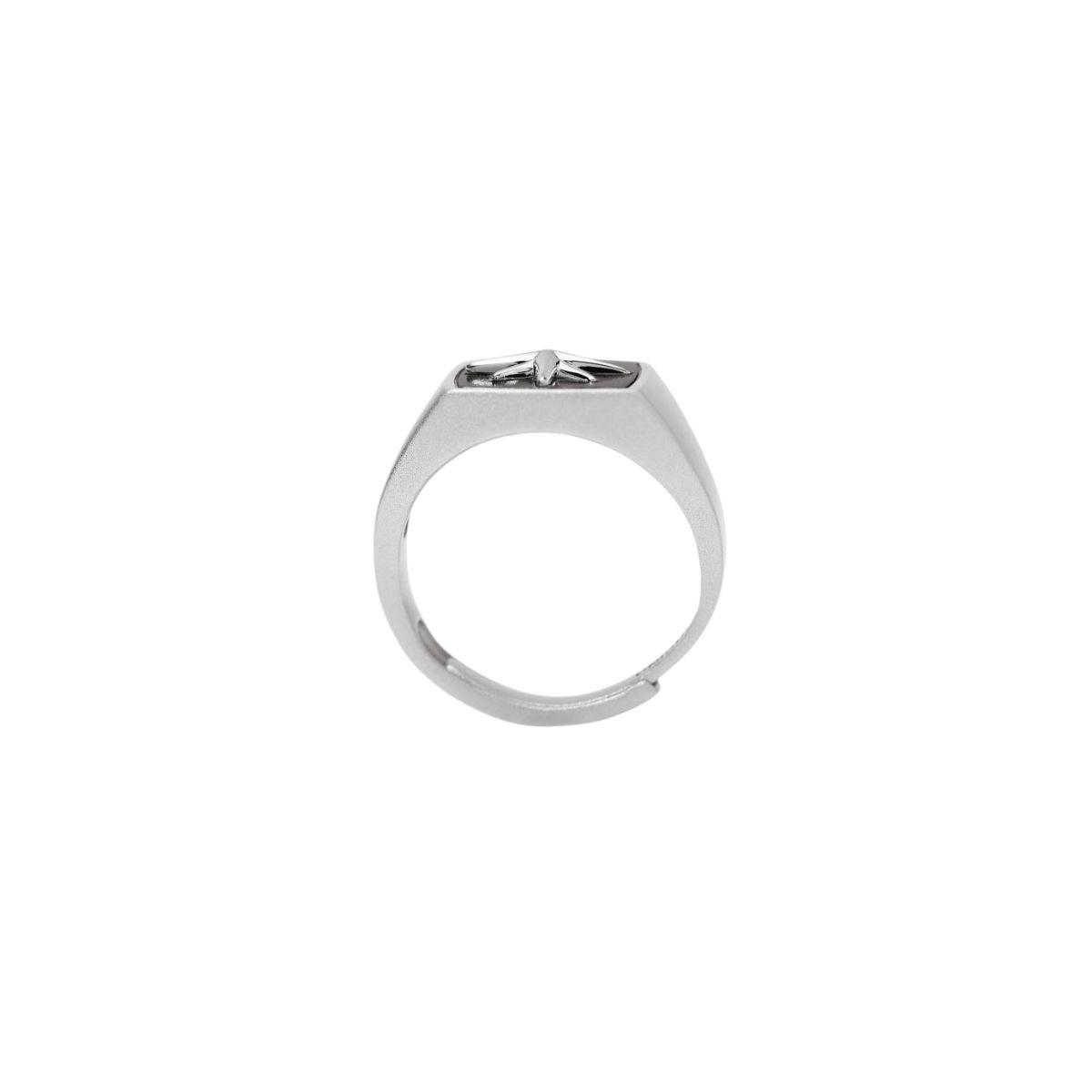 ANILLO MABINA AJUSTABLE DE PLATA Y ROSA DE LOS VIENTOS 523510