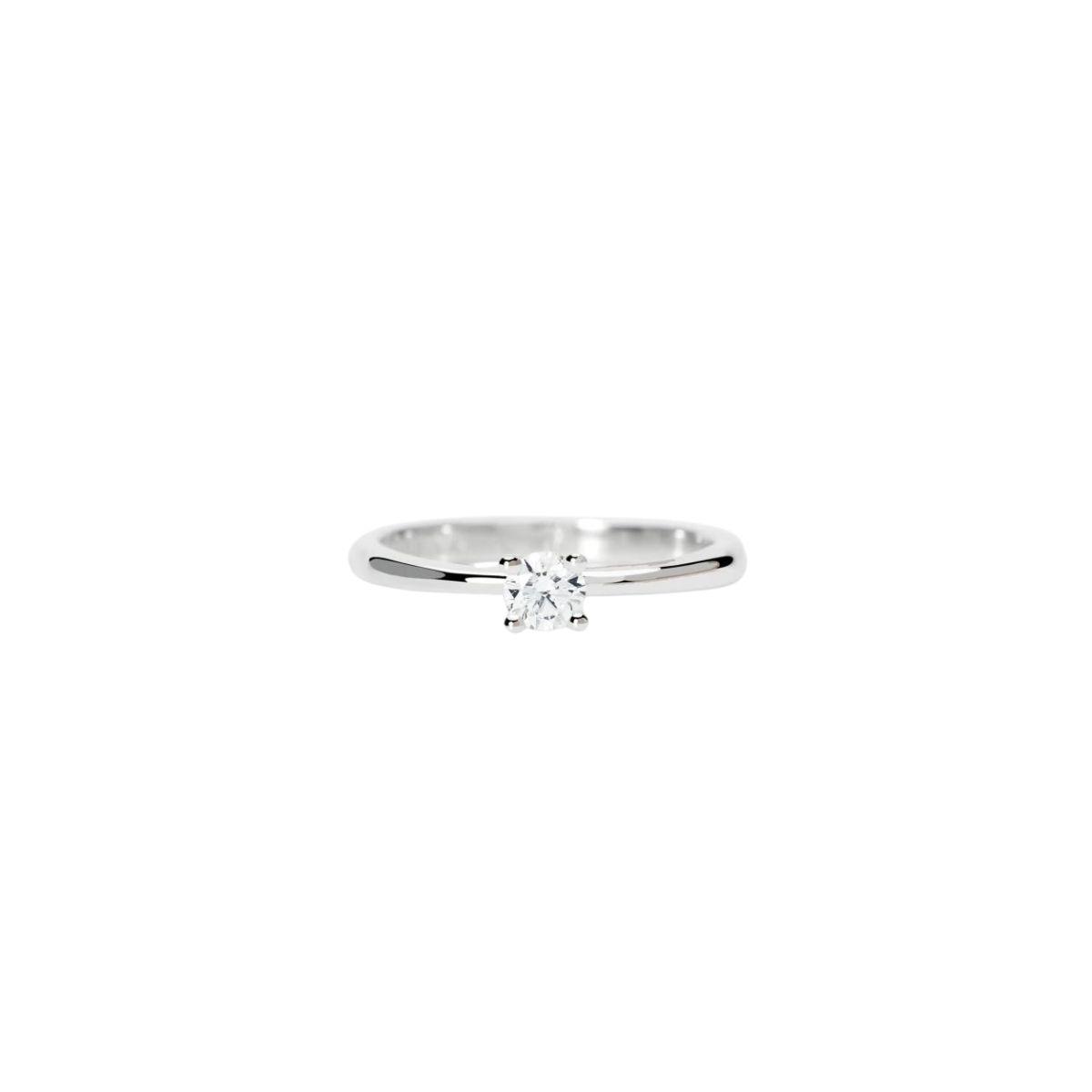 ANILLO MABINA DE PLATA CON DIAMANTE CULTIVADO 0,25CT F VS 523503-13 TALLA 13