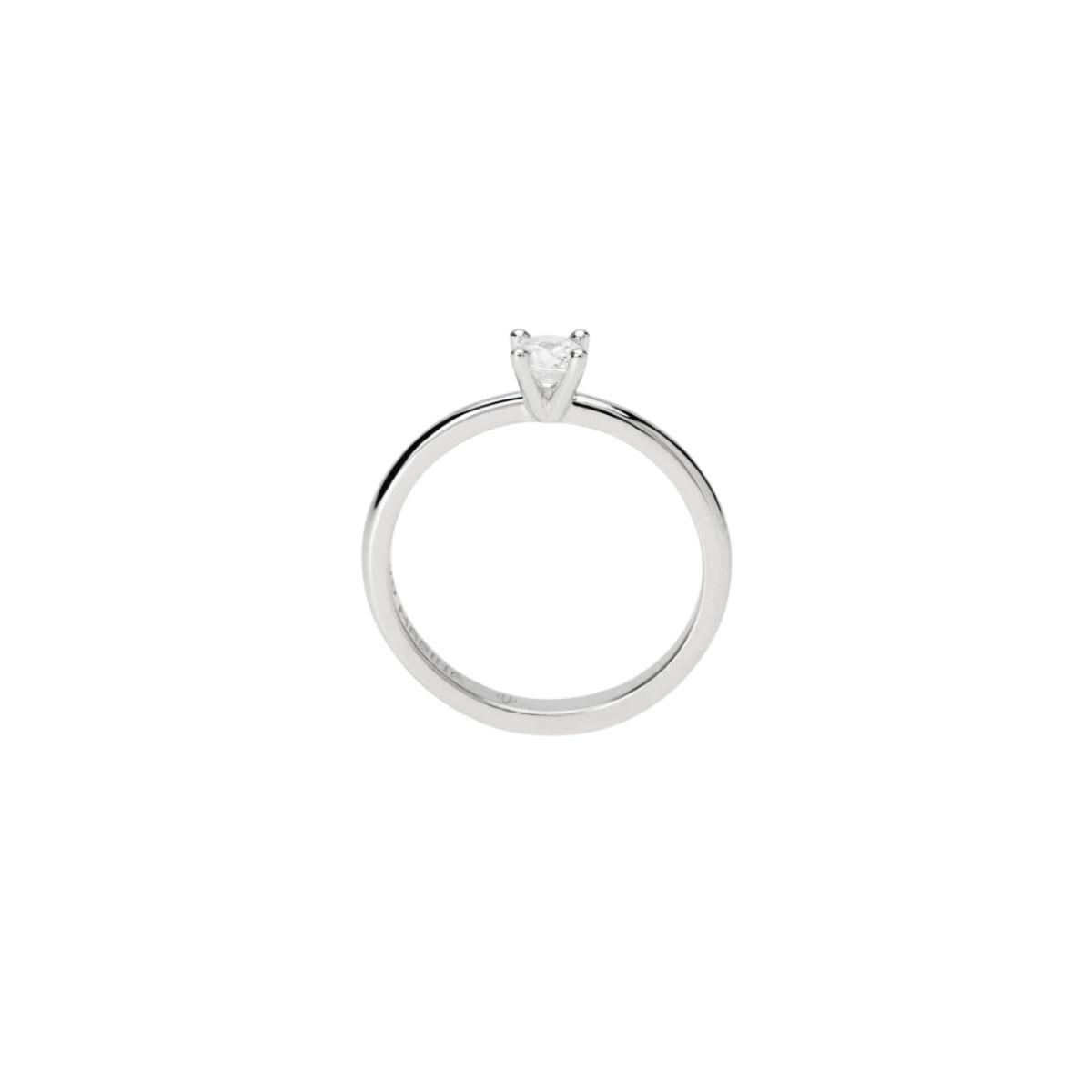 ANILLO MABINA DE PLATA CON DIAMANTE CULTIVADO 0,25CT F VS 523503-13 TALLA 13