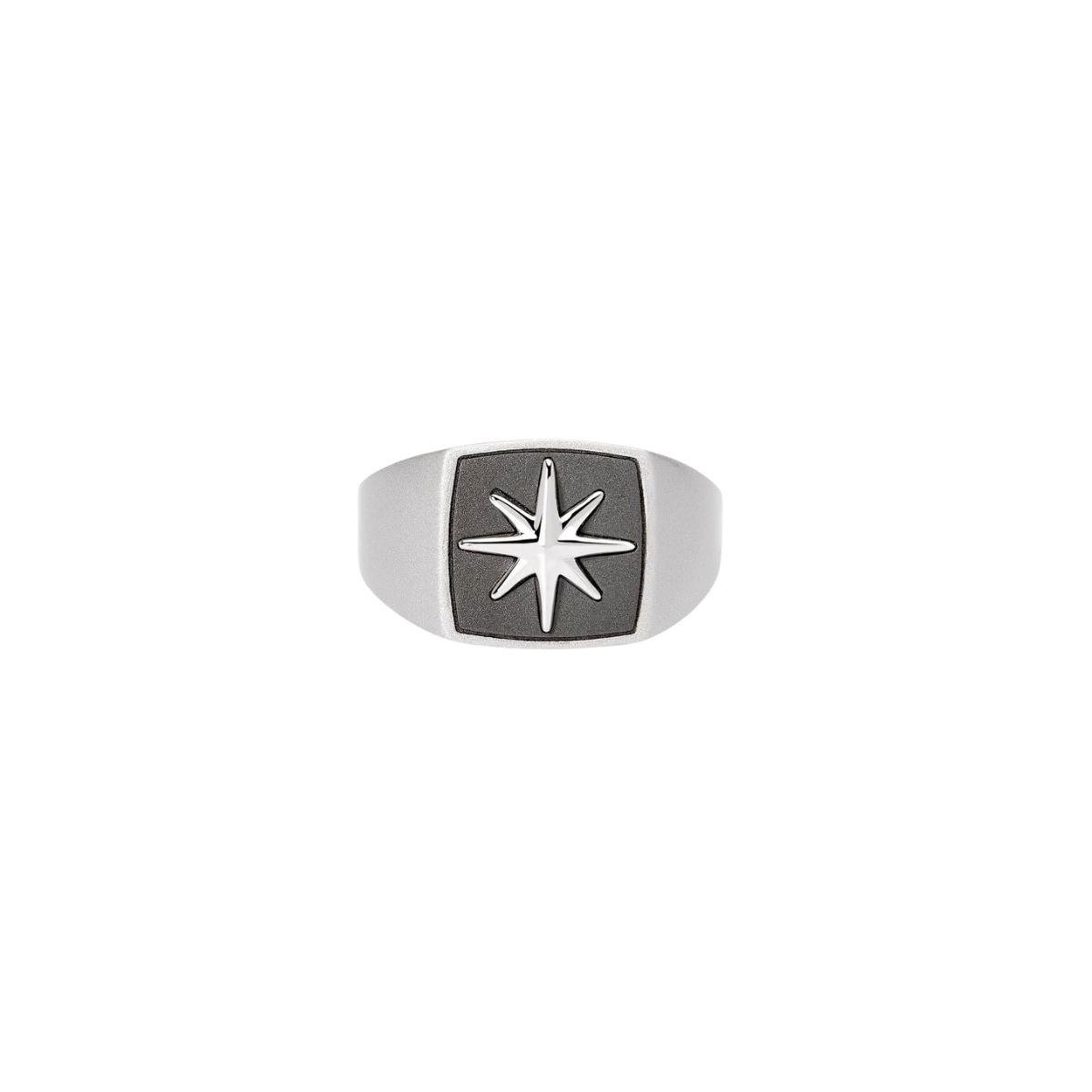 ANILLO MABINA AJUSTABLE DE PLATA Y ROSA DE LOS VIENTOS 523510
