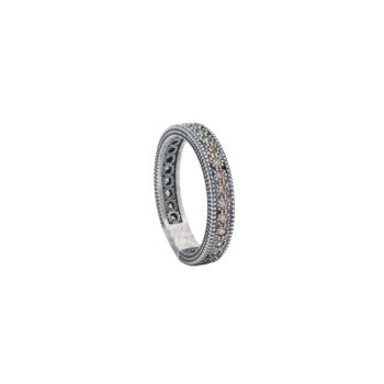 ANILLO SUNFIELD DE PLATA Y CIRCONITAS CAVA AN065442-13 TALLA 13