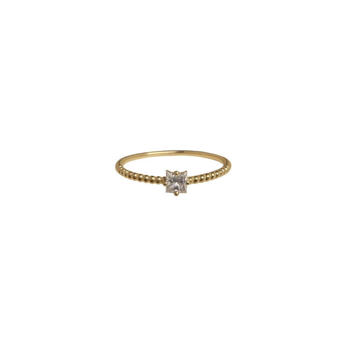 LOMIKO 9K GOLD AND CULTURED DIAMOND RING KAN0037A