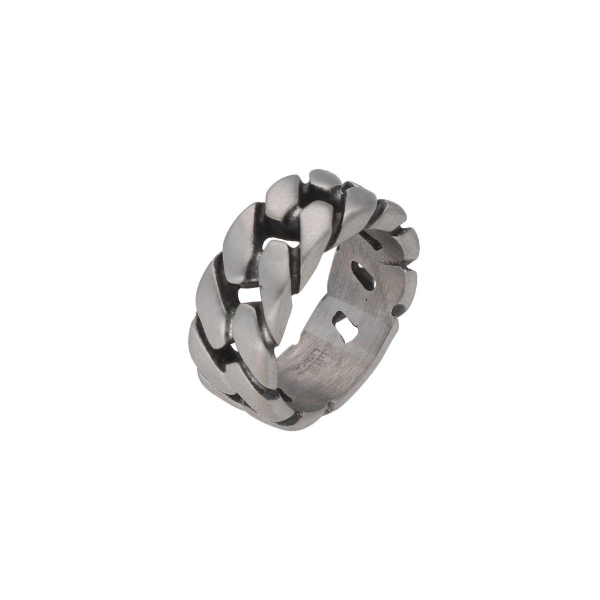 ANILLO LISKA DE ACERO INOXIDABLE ESTILO CADENA RB217AN22