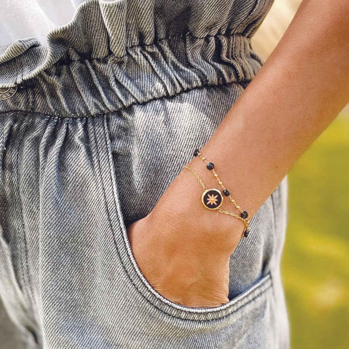 PULSERA ZAG BIJOUX MUJER ZOÉ SBS10579-01BLK