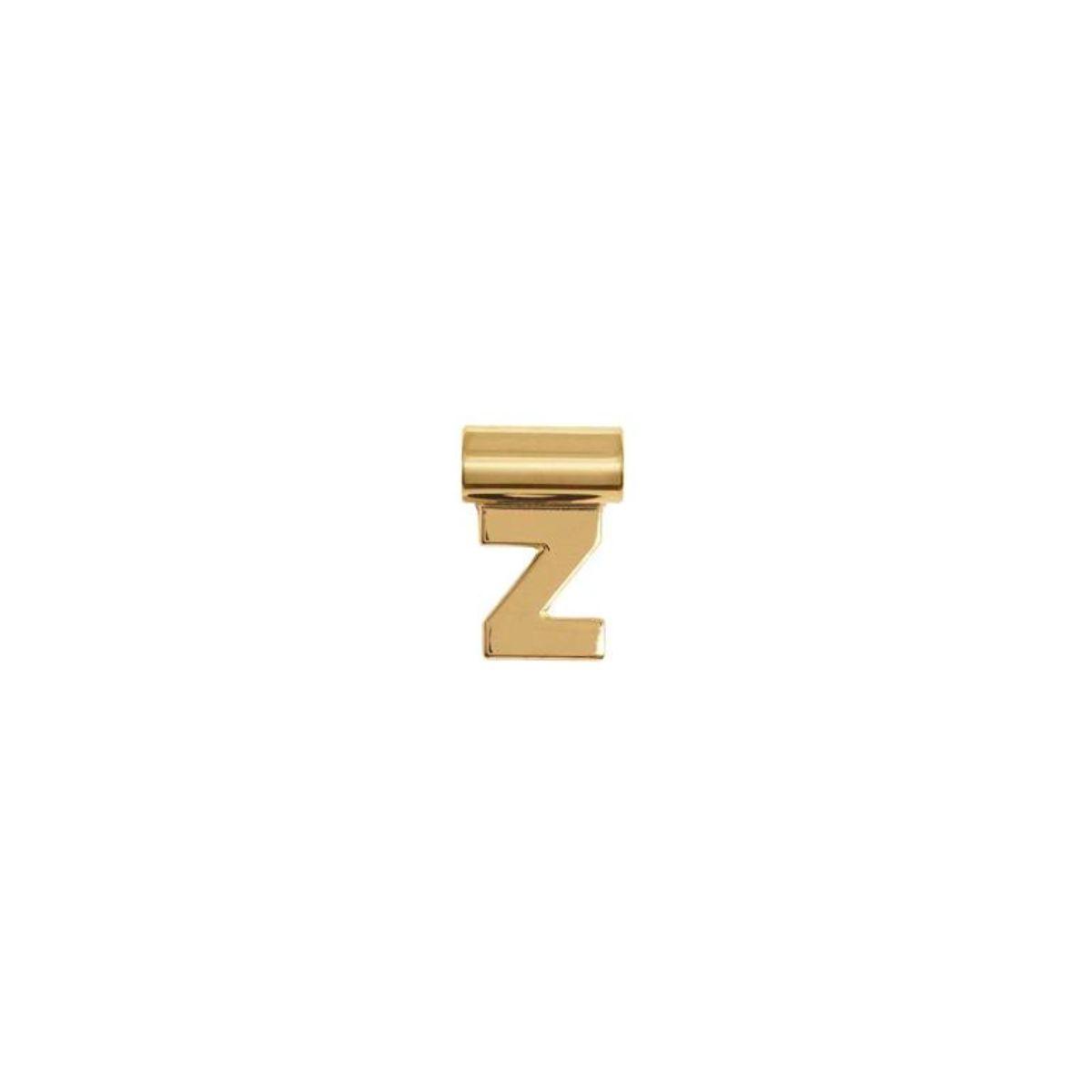 Gold letter Z pendant from the Seimia collection by Nomination