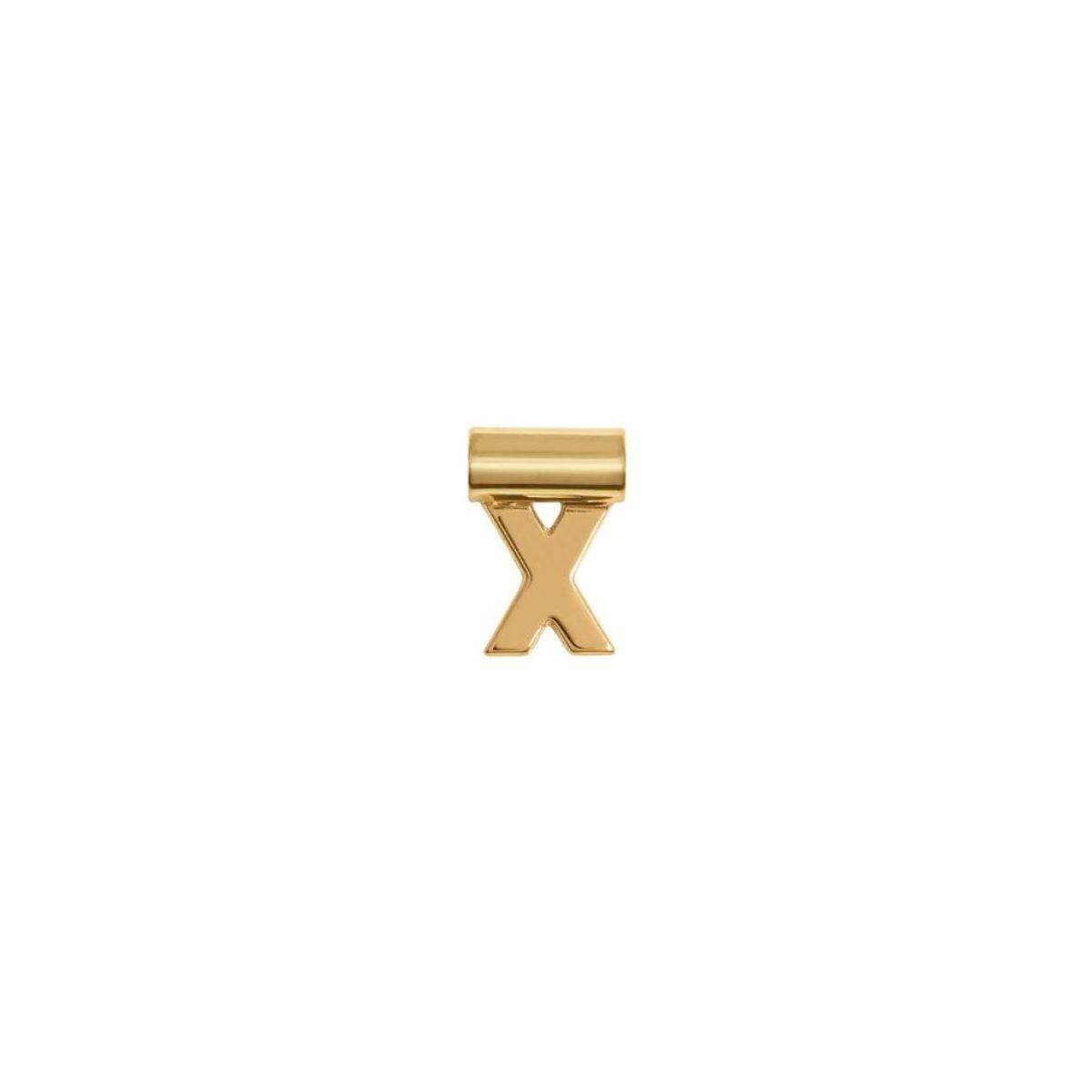 COLGANTE seimia gold de nomination con letra x de oro
