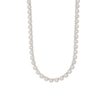 COLLARET MABINA TENNIS DE PLATA AMB CIRCONETES BLANQUES 553683