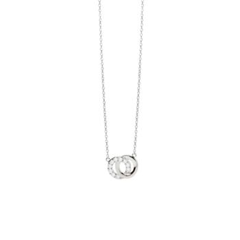 Collaret Mabina Doble Circulo de Plata i Circonites blanques 553833