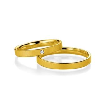WEDDING RINGS YELLOW GOLD BASIC LIGHT 48/056010-48/056020