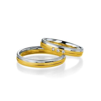 yellow white gold wedding ring breuning