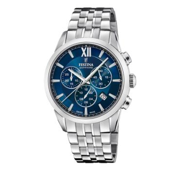 RELOJ FESTINA SWISS MADE CHRONO ESFERA AZUL F20040/2