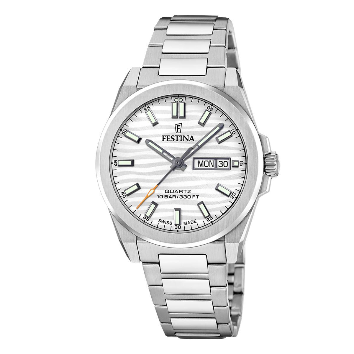 RELLOTGE FESTINA SWISS MADE DUNE ESFERA PLATEJADA F20073/1