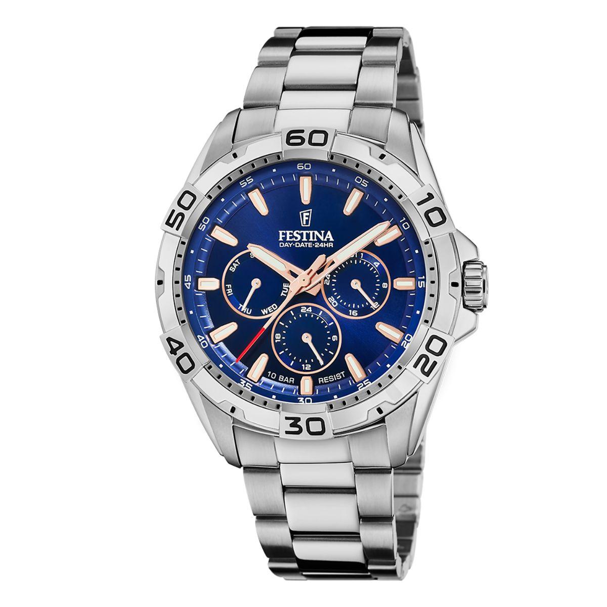 RELLOTGE FESTINA MULTIFUNCIÓ ESFERA BLAVA F20623/2