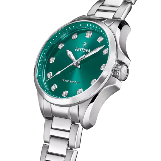 FESTINA WATCH FOR WOMEN WITH GREEN DIAL F20654/3