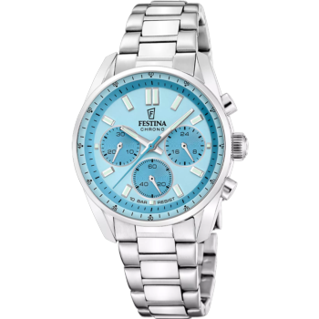 Reloj Festina Boyfriend F20397/3 de mujer con esfera rosa y brazalete de acero