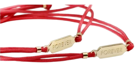 polsera TIQÜE BARCELONA FOREVER-ROJO