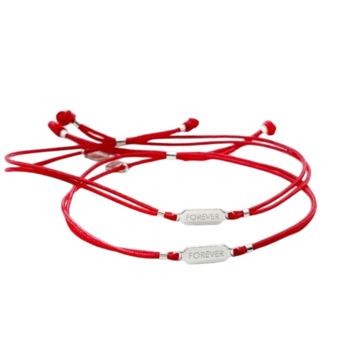 TIQÜE BARCELONA BRACELET FOREVER PLATE SILVER FOREVER-ROJOP