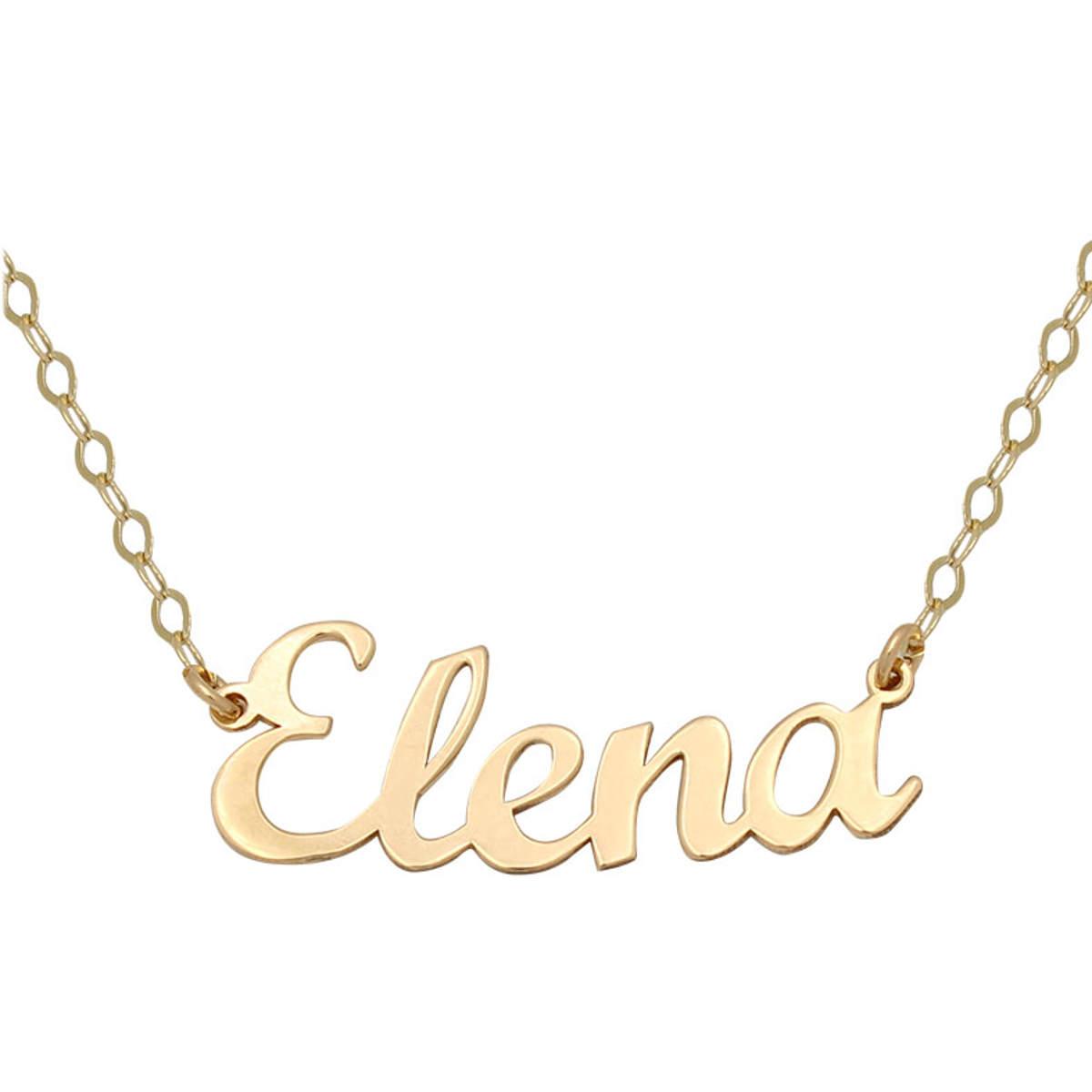 Elena sales name necklace