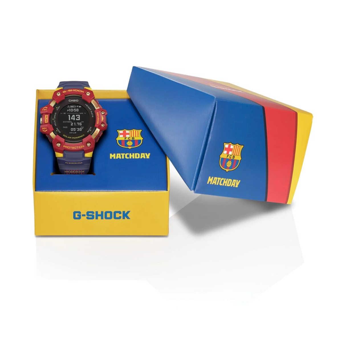 CASIO WATCH FOR MEN G-SHOCK G-SQUAD FC BARCELONA GBD-H1000BAR-4ER