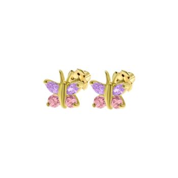 gold earrings IC000358