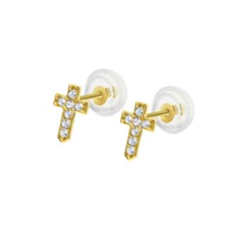 gold earrings IC001267