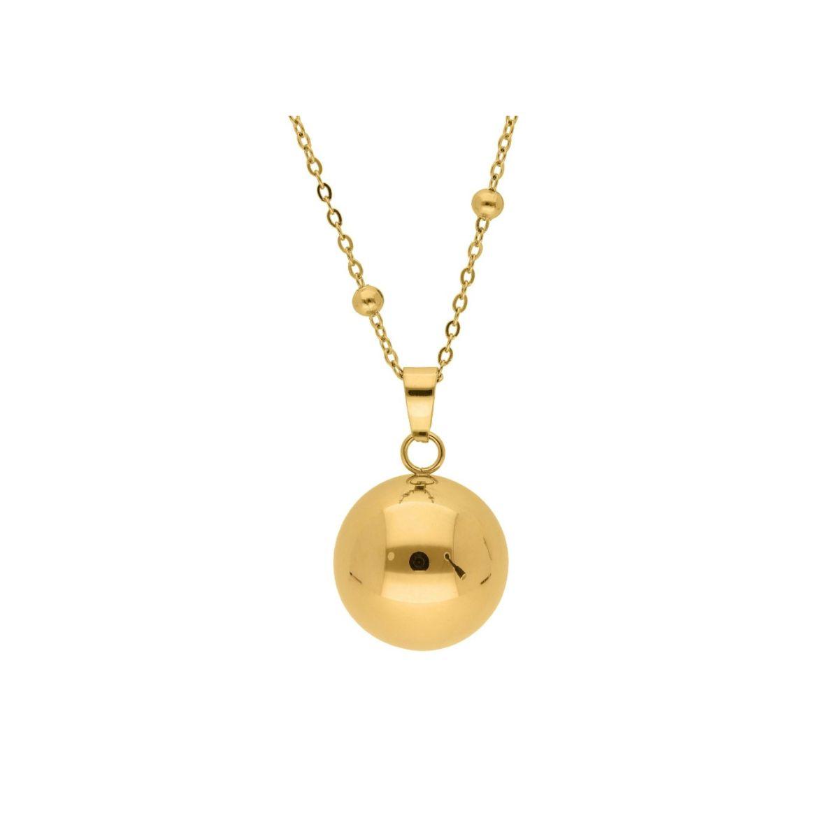 COLGANTE LLAMADOR DE ANGELES LISKA DORADO DE ACERO Y ALLOY KLA197-D