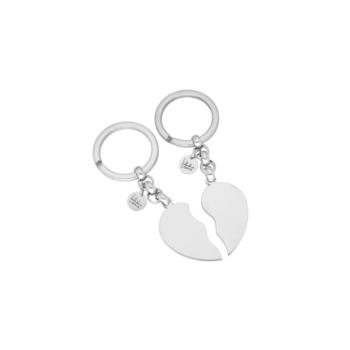 LLAVERO LISKA DE ACERO EN FORMA DE CORAZON 86LL344