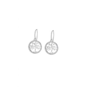 lotus silver earrings lp174641