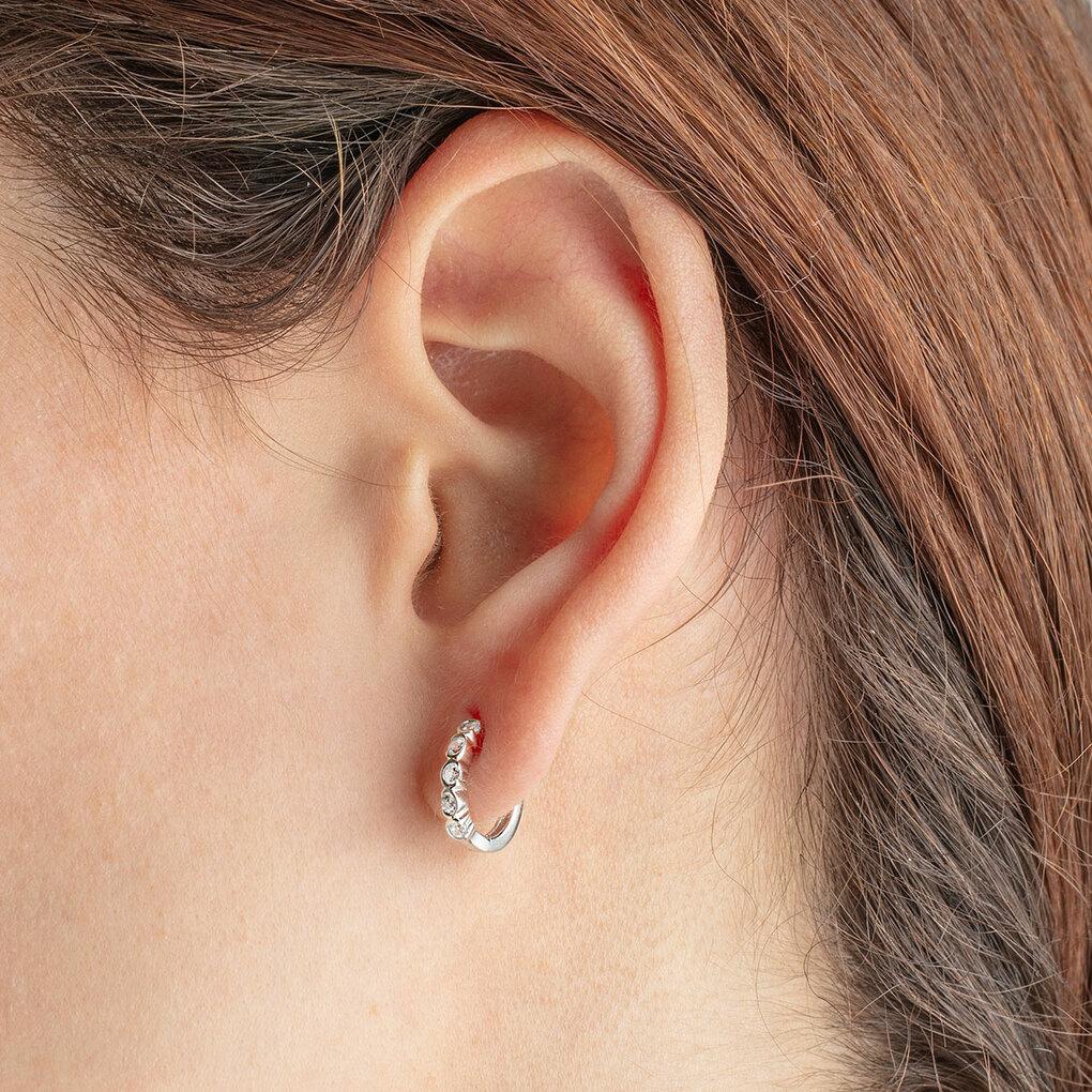 LOTUS SILVER EARRINGS FOR WOMEN LP1785-4/1