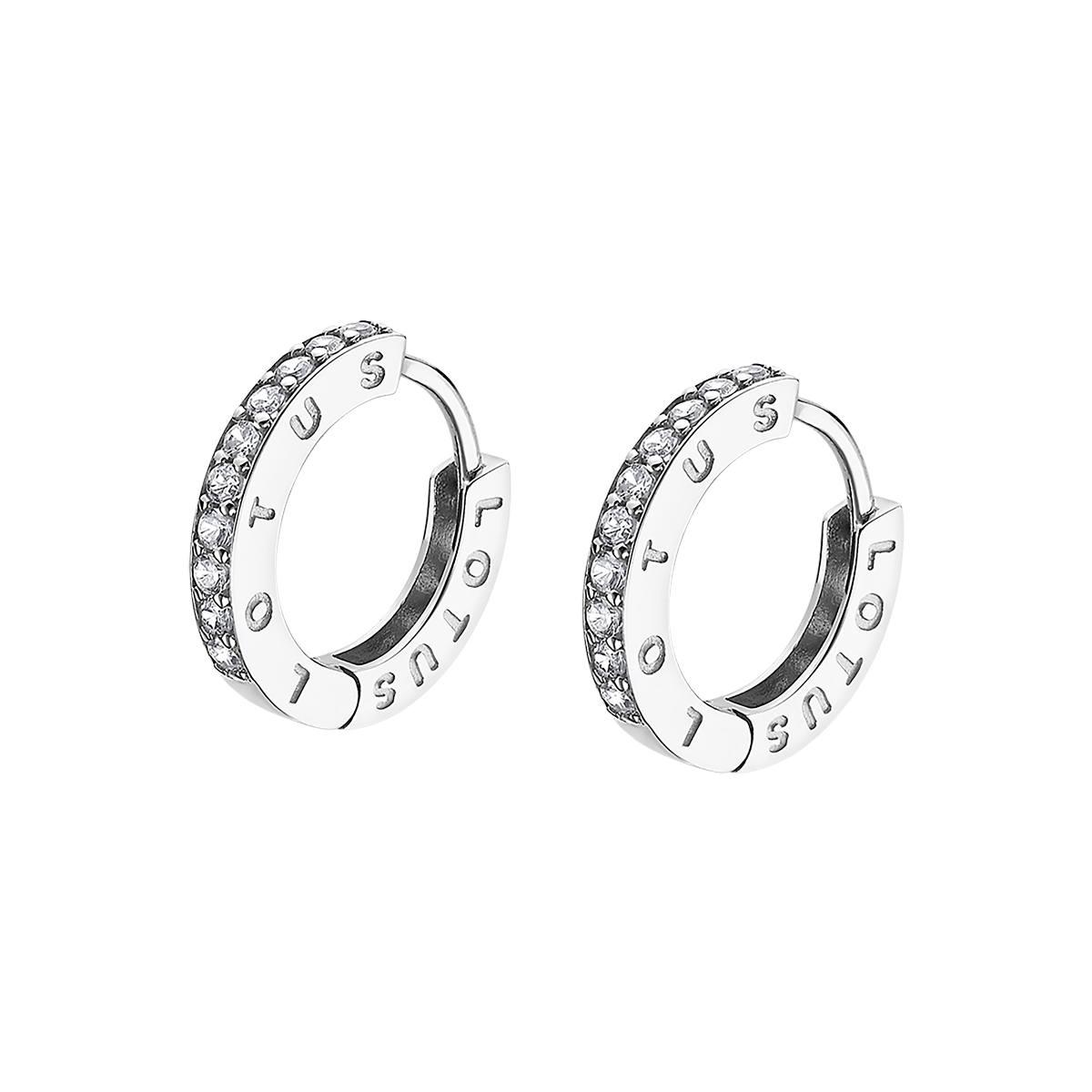 lotus silver earrings lp188741